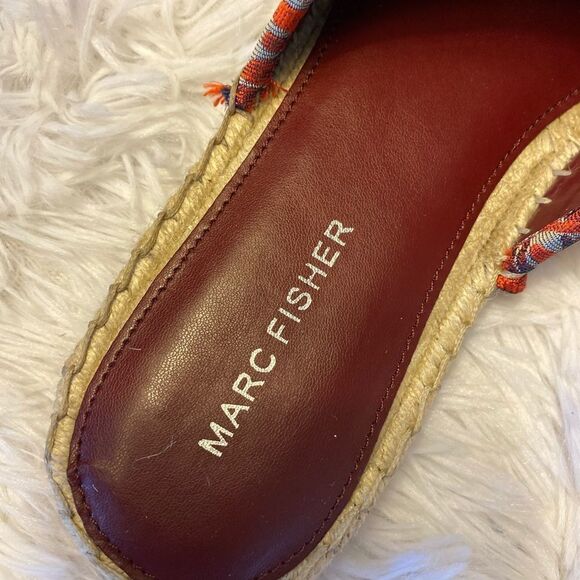 Marc Fisher New With Box Sz 8 1/2 Espadrille Slip On Colorful - Picture 9 of 11